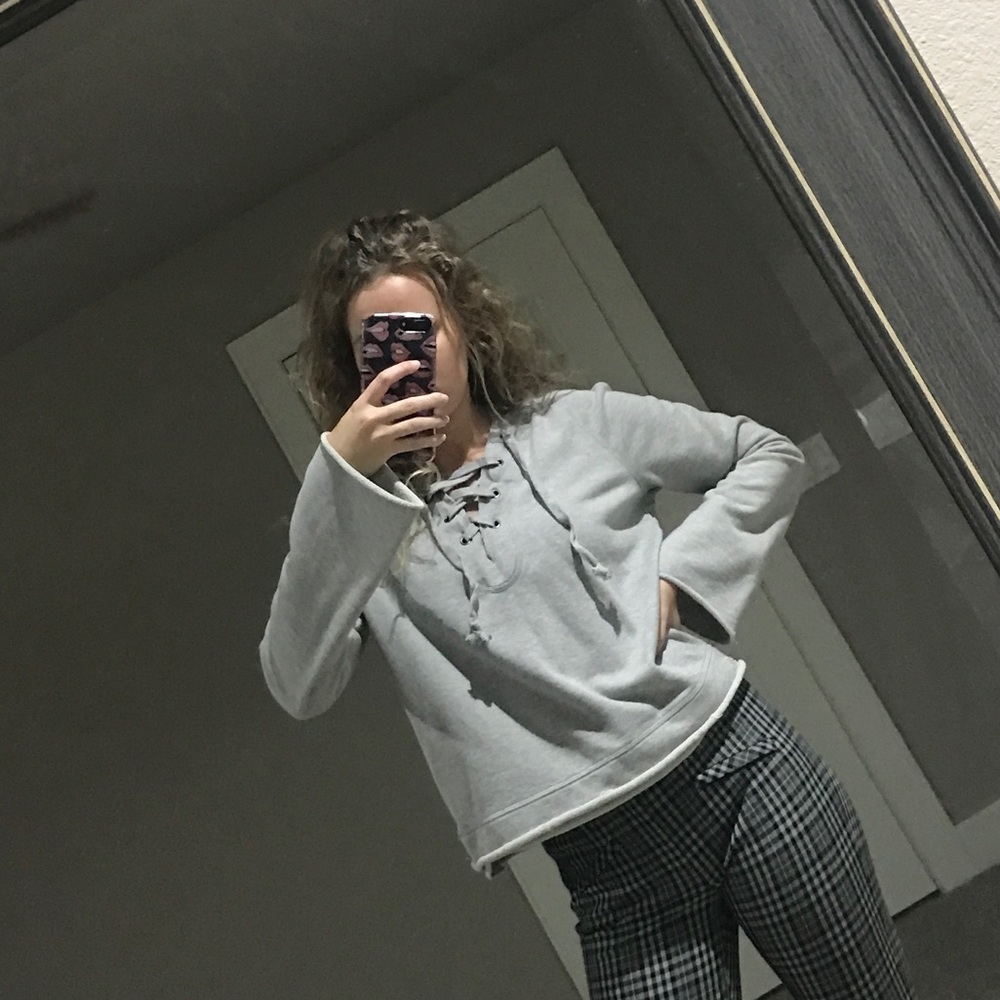 Grey hoodie